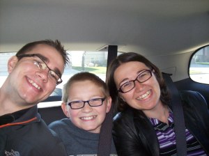 My brother, Mike, my son and I 